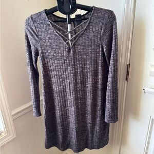 Maurices Purple Long Sleeve Dress Size Small